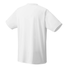 Yonex Training T-shirt Practice Small Logo YM0045 (100% Polyester) 2024 white Men